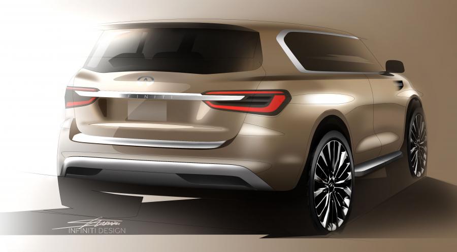 Эскиз Infiniti QX80 5.6 2018 года  (фото 41 из 117)